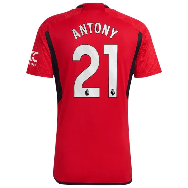 Camiseta Manchester United Primera Equipación 23/24 - Personalizada Antony N° 21 - AD Fan Hombre