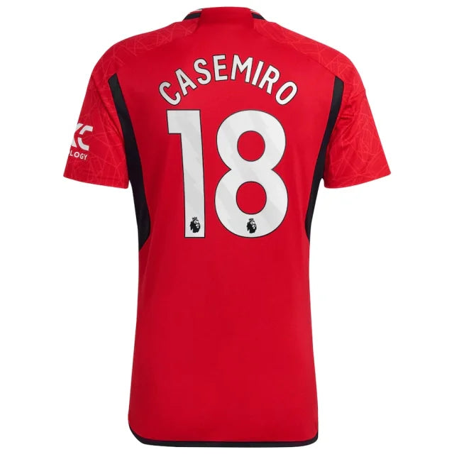 Camiseta Manchester United Primera Equipación 23/24 - Personalizada CASEMIRO N° 18 - Fan AD Hombre