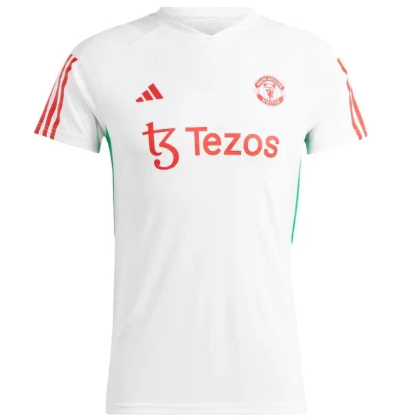 Camiseta de entrenamiento Manchester United Blanca 23/24 - AD Torcedor Masculina