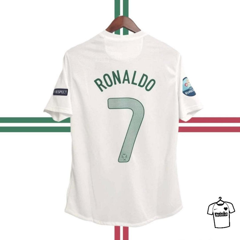 Camiseta Portugal Retro Eurocopa 2012 - NK Hombre Fan Personalizada RONALDO Nº7
