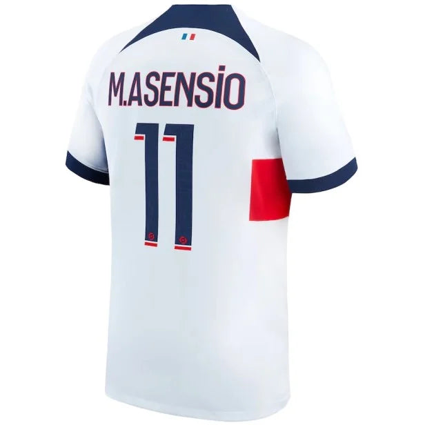 PSG II Reserve 23/24 Jersey - NK Men's Supporter - Personalized M.ASENSIO N° 11