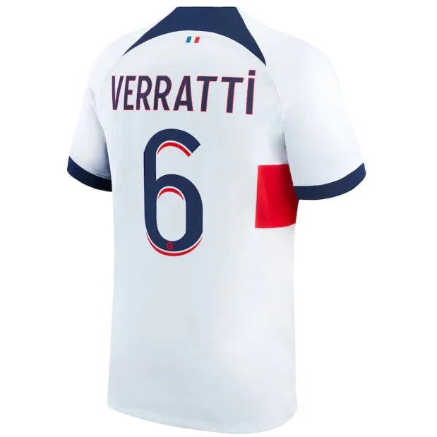 Camiseta PSG II Reserva 23/24 - NK Fan Hombre - Personalizada VERRATTI N°6