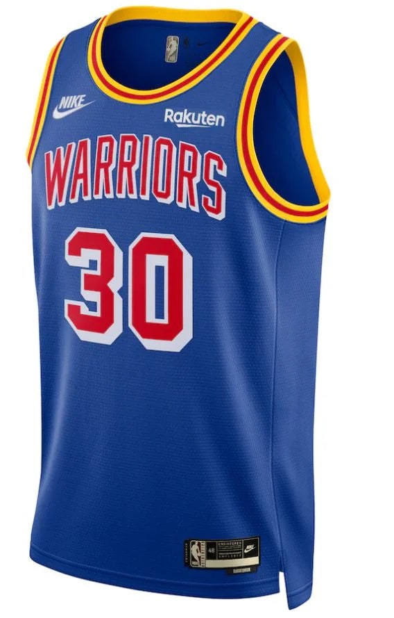 Camiseta de tirantes Golden State Warriors Stephen Curry 21/22 - Nº30 - Abanico hombre - Azul y rojo