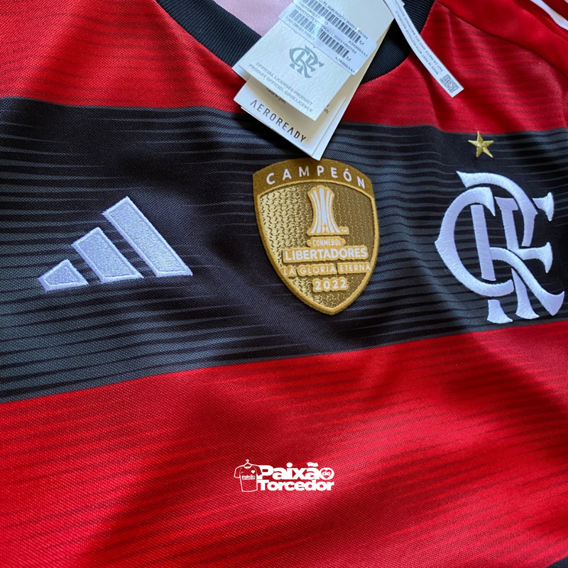 Equipación infantil Flamengo I 23/24 - AD - Parche Campeón Libertadores 2022