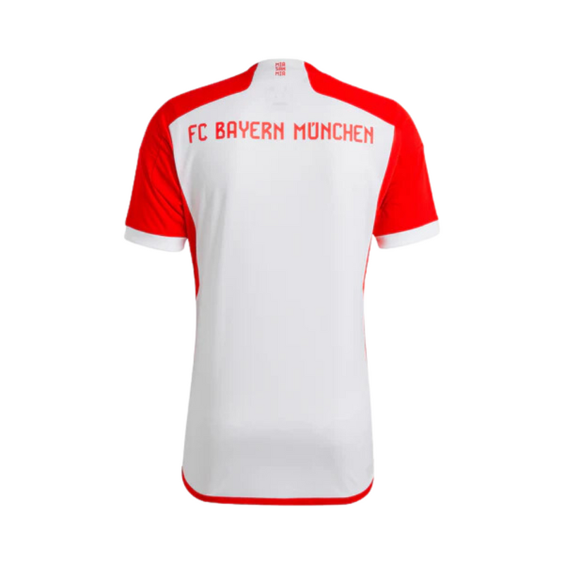 Camisola Bayer de Munchen 23/24 - AD Torcedor Masculina - Branco e Vermelho