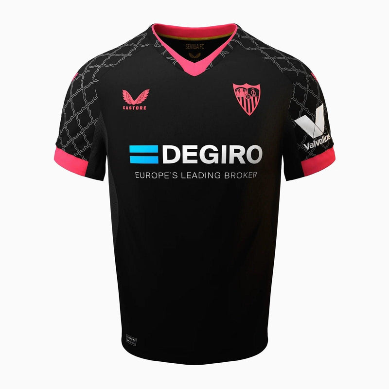 Camiseta Sevila III 22/23 - Castore Fan Hombre - Negro