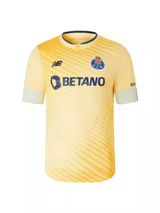 Camiseta Porto II 22/23 NB Fan Hombre - Amarillo y gris