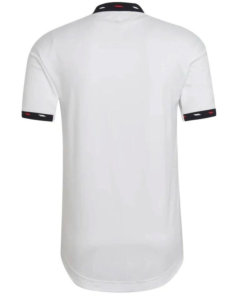 Camisola Manchester United II 2223 - AD Torcedor Masculina - Branco, Preto e Vermelho