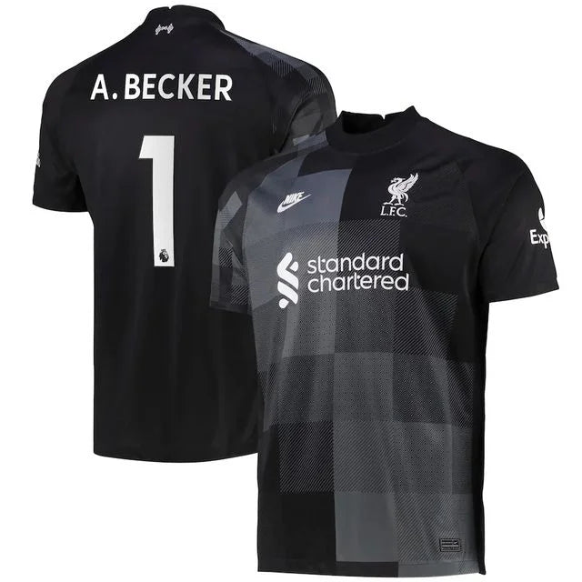 Liverpool Goalkeeper 21/22 Shirt - NK Men's Fan Personalized A. BECKER Nº1