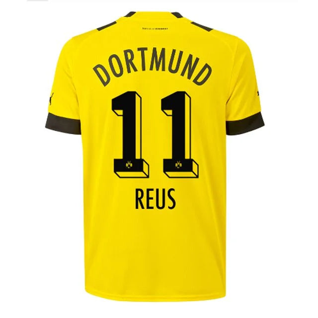Borussia Dortmund Home Jersey 22/23 - PM Custom Men's Fan REUS N°11