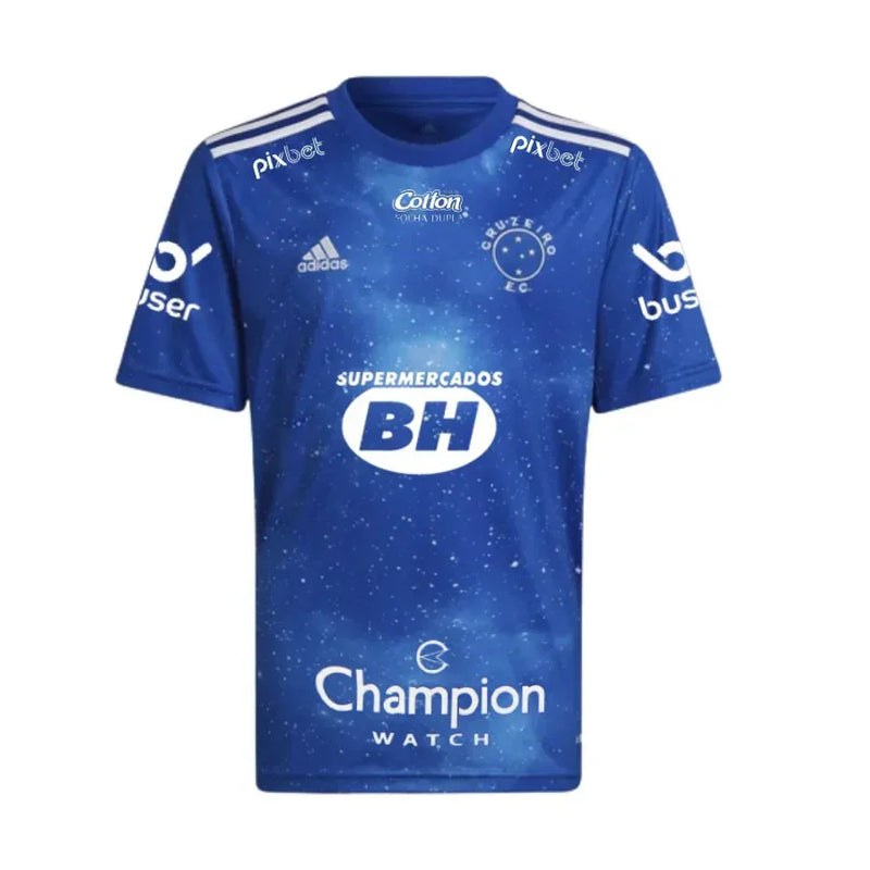 Cruzeiro I 22/23 Jersey with Sponsorship - AD Torcedor Masculina - Blue