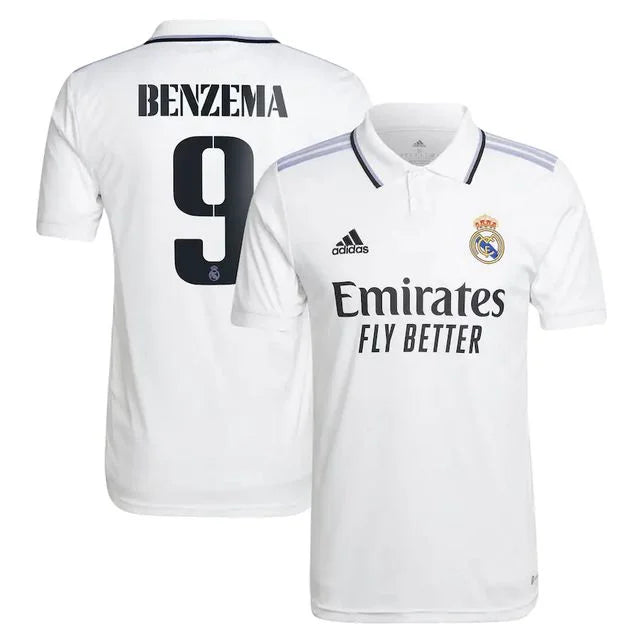 Camisola Real Madrid 22/23 - AD Torcedor Masculina Personalizada BENZEMA Nº9