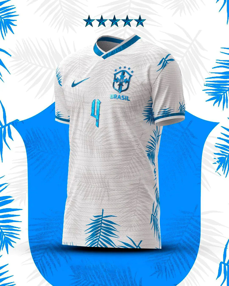 Camisola do Brasil Conceito Tropical 22/23 - NK Torcedor Masculina