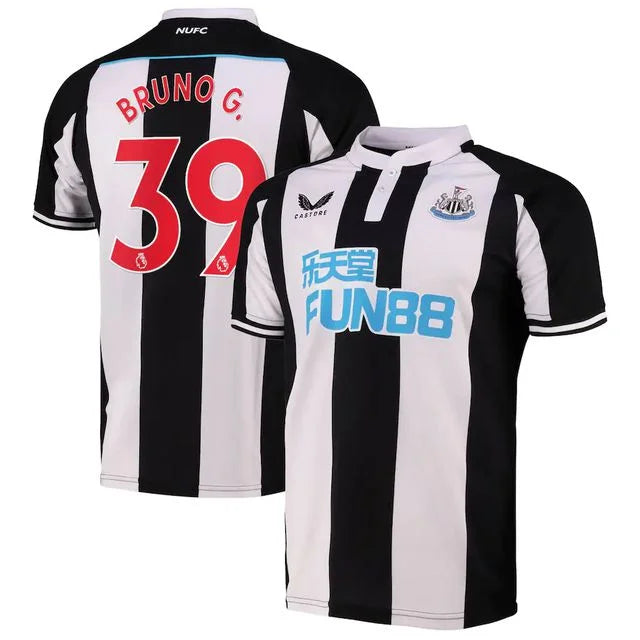 Camiseta Newcastle United 21/22 - Castore Fan Personalizada BRUNO G. Nº39