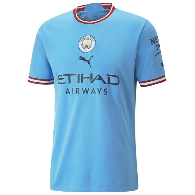 Camiseta de local Manchester City 22/23 - PM Camiseta de aficionado personalizada para hombre BY BRUYNE N°17