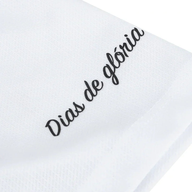 Camiseta Santos Charlie Brown Jr. Dias de Glória - UM Fan Masculino - Blanco