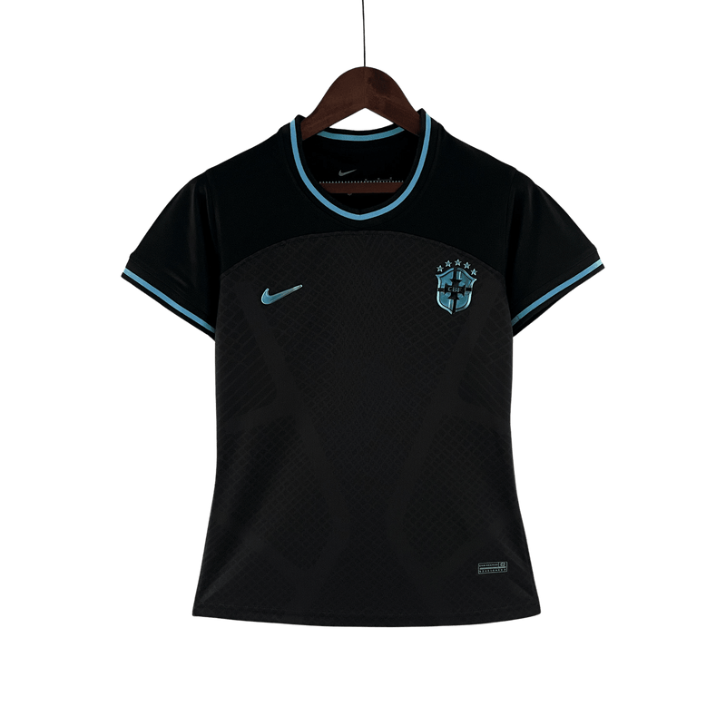 Camiseta Brasil Conceito Negra 2022 - NK Fan Feminino