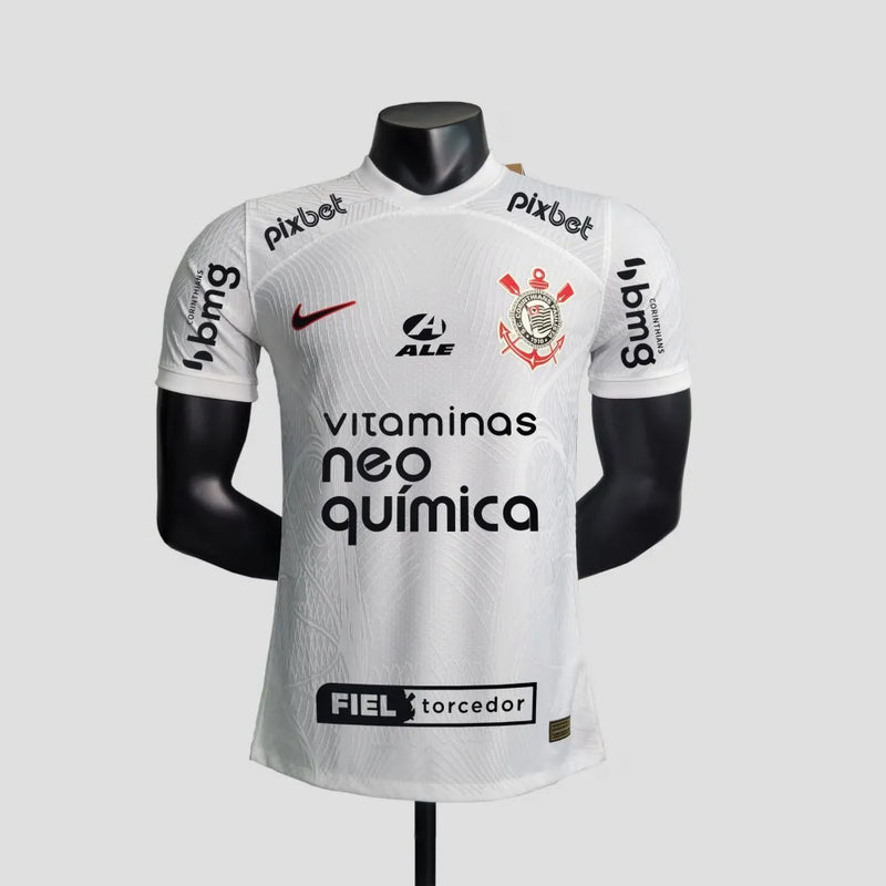 Corinthians Home Shirt 23/24 - NK Player Version All SPONSORSHIPS