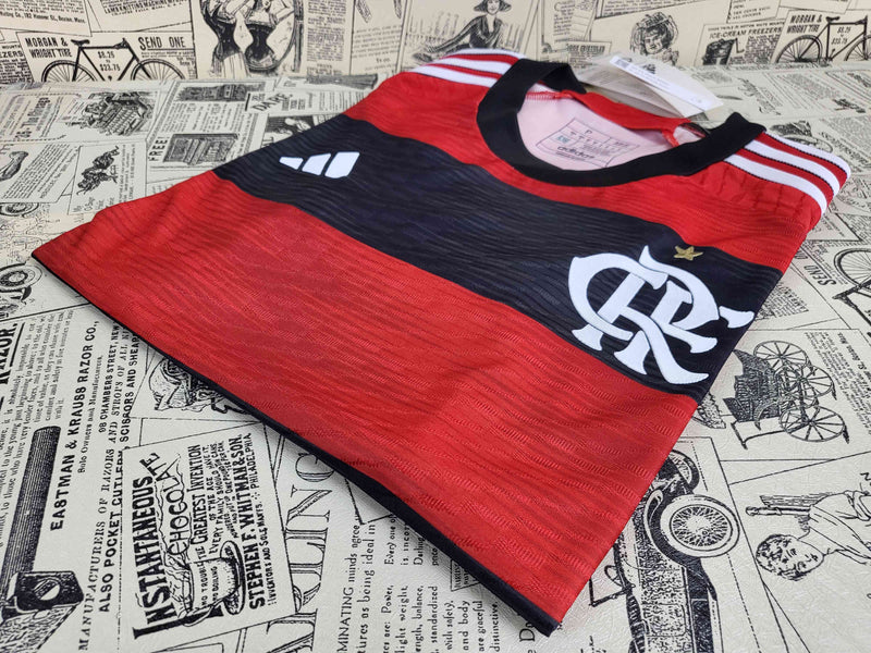 Camiseta Flamengo Primera Equipación 23/24 - Versión Jugador AD Hombre - Rojo