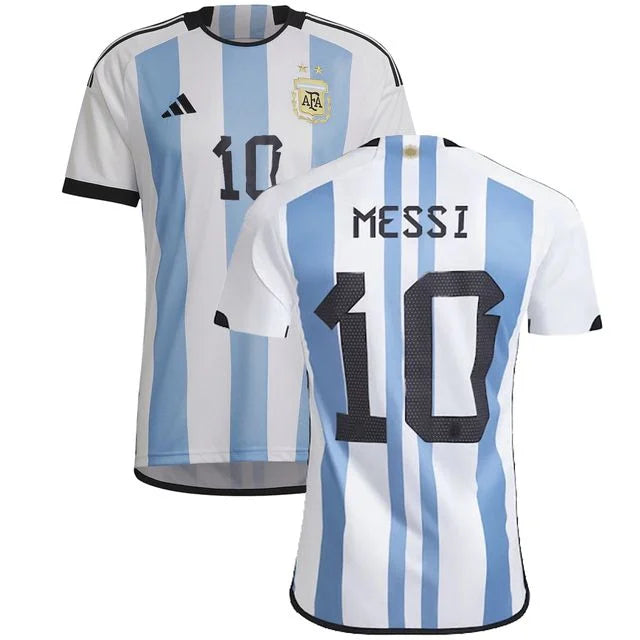 Argentina World Cup I 22/23 Jersey - AD Men's Fan Customized MESSI N° 10