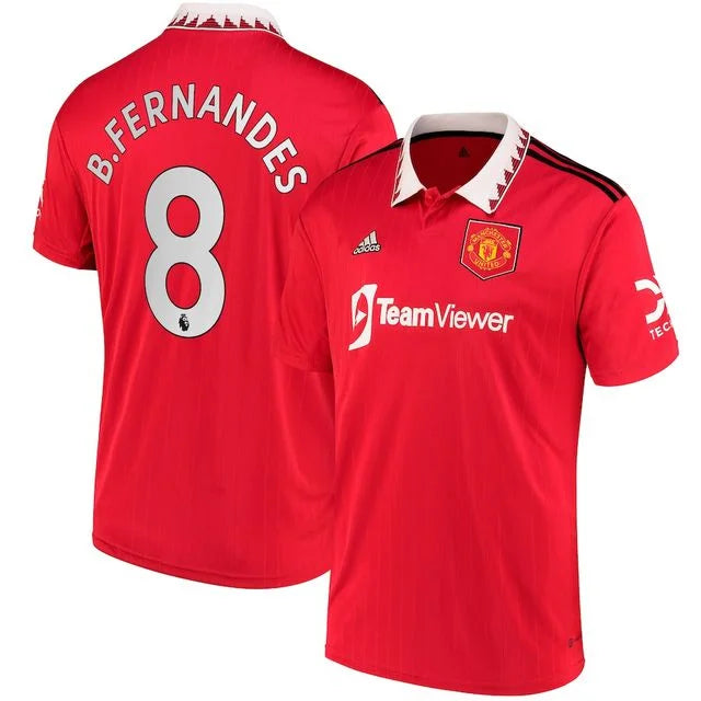 Manchester United Home Jersey 22/23 - AD Men's Fan Personalized B.FERNANDES N° 8