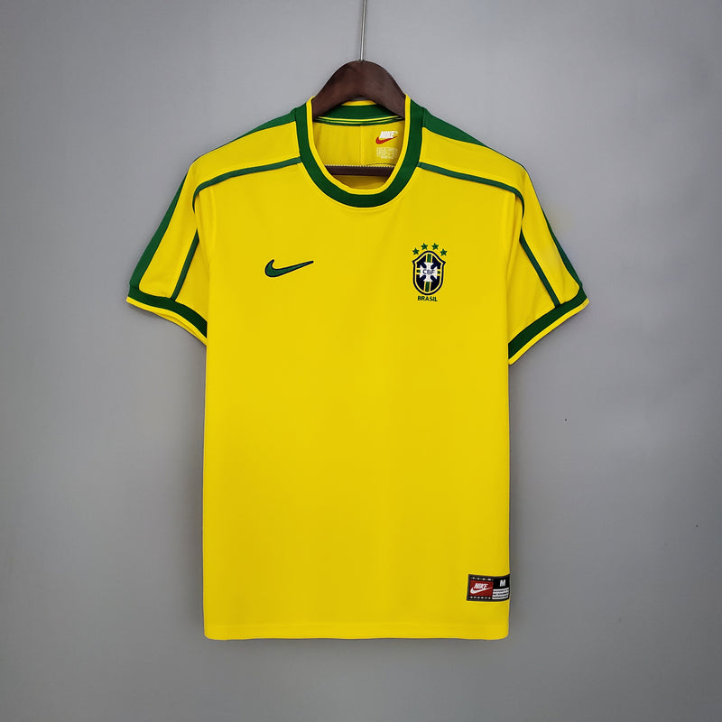 Retro Brazilian National Team 2002/02 Home Jersey