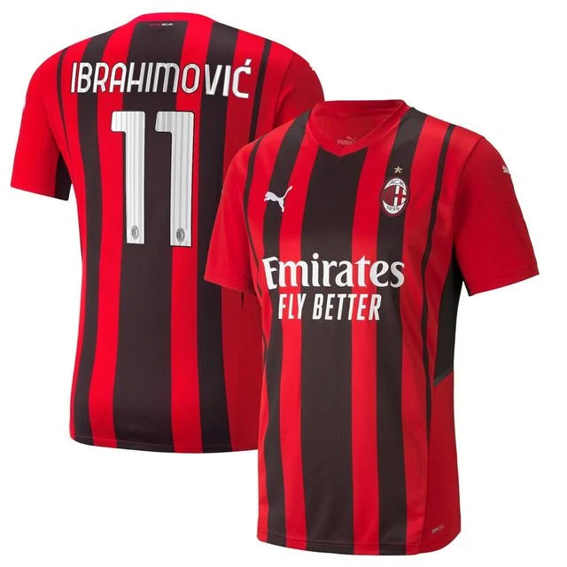 Camiseta Milán 21/22 - PM Fan Hombre Personalizada IBRAHIMOVIC Nº11