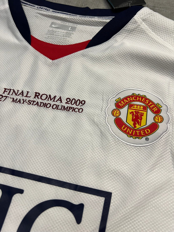 Camiseta Manchester United Retro Manga Larga 2008/09 Reserva