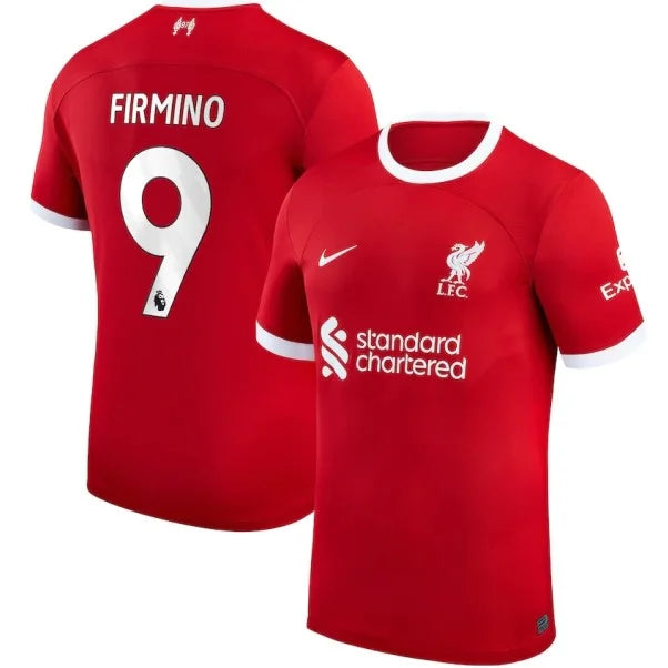 Liverpool Home 23/24 Home Shirt - NK Men's Fan - Personalized FIRMINO N° 9