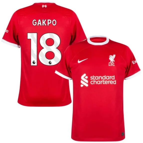 Liverpool Home 23/24 Home Shirt - NK Men's Supporter - Personalized GAKPO N° 18