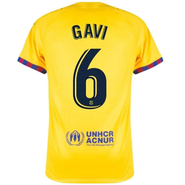 Barcelona IIII 23/24 Jersey - Men's NK Fan - Personalized GAVI N°6