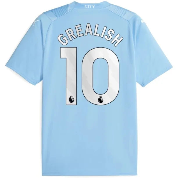 Manchester City Home Shirt 23/24 - PM Men's Fan Personalized GREALISH N°10