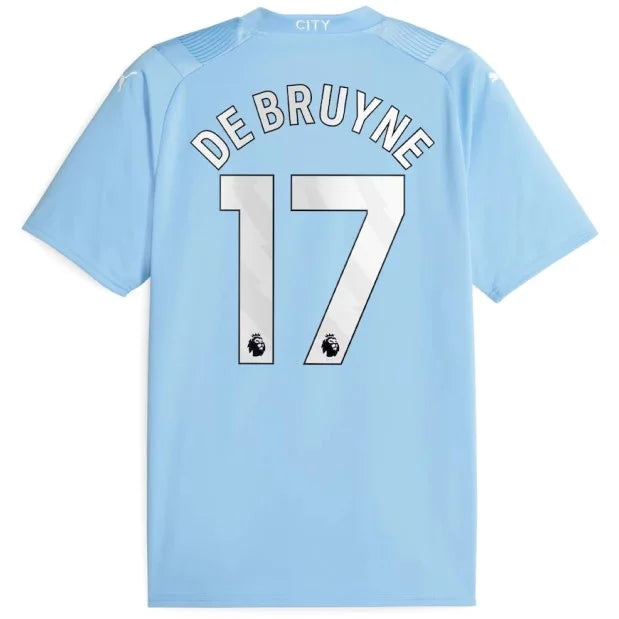 Manchester City Home Shirt 23/24 - PM Men's Fan Personalized BY BRUYNE N°17