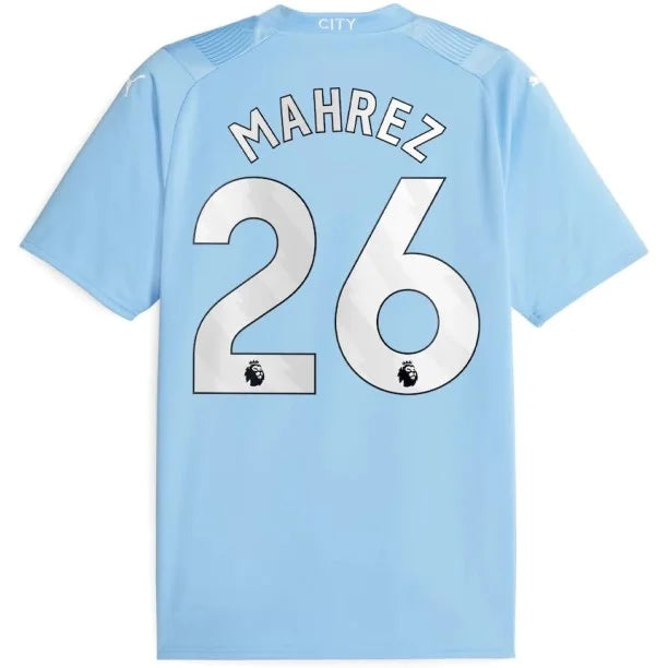 Camisola Manchester City Titular I 23/24 - PM Torcedor Masculina Personalizada MAHREZ  N°26