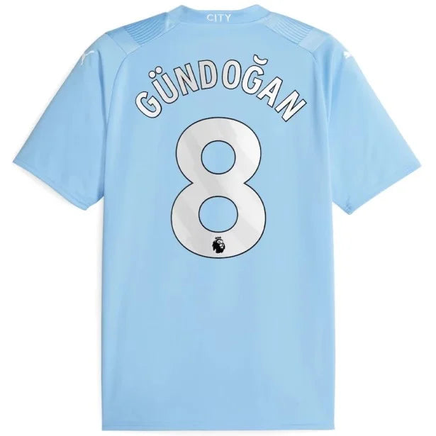 Manchester City Home Shirt 23/24 - PM Men's Fan Personalized GUNDOGAN N°8