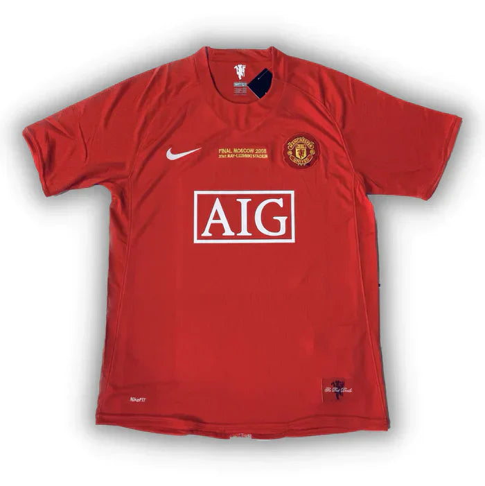 Manchester United Home Shirt Retro 2007/08 - NK Torcedor Masculina
