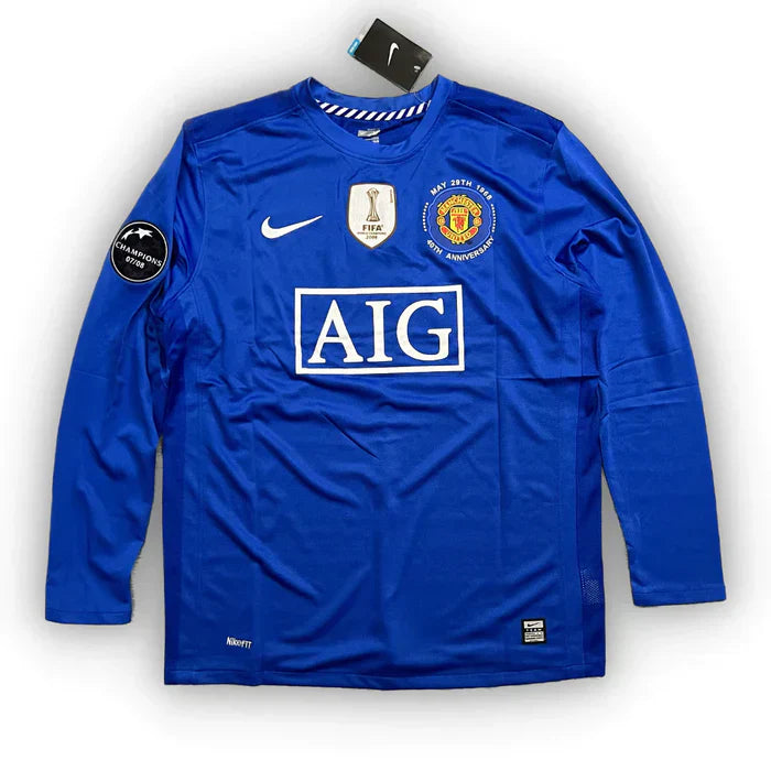 Manchester United Reserve Long Sleeve Retro 2008/09 Jersey
