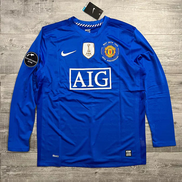 Manchester United Reserve Long Sleeve Retro 2008/09 Jersey
