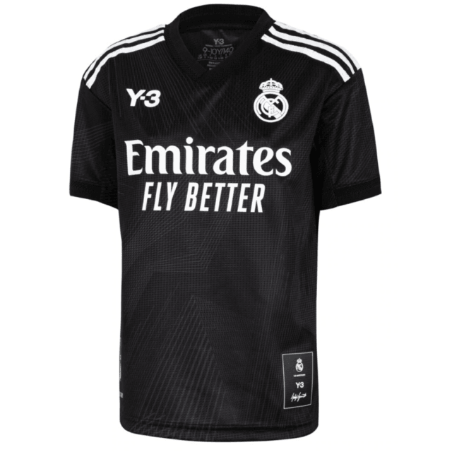 Camiseta Real Madrid Y-3 Edición Negra 2022